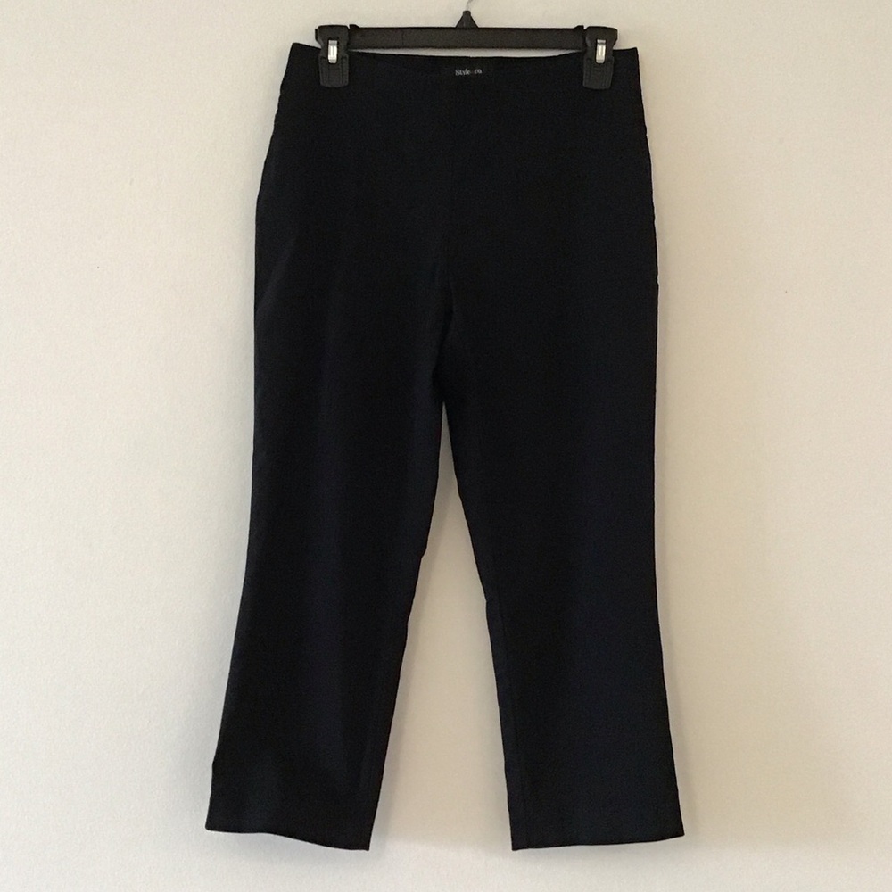 Style & Co. Black Cropped Pants Sz XS